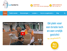 Tablet Screenshot of jeugdtandarts.nl
